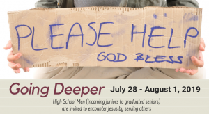 Going Deeper | July 28 to August 1, 2019 @ Spiritual Year - St. Matthew Conshohocken | Conshohocken | Pennsylvania | United States